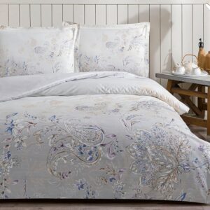 Özdilek Çift Kişilik Ranforce Nevresim Takımı Mouve Gri