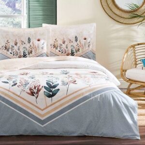 Özdilek Çift Kişilik Ranforce Nevresim Takımı Astilbe Krem