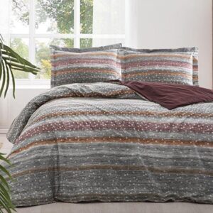 Özdilek Tek Kişilik Ranforce Nevresim Takımı Terra Turuncu