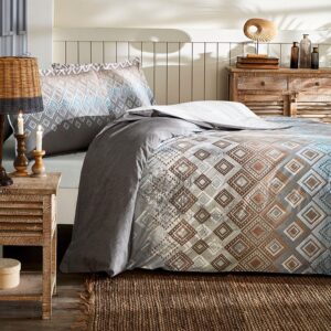 Özdilek Çift Kişilik Ranforce Nevresim Takımı Pietre Mavi