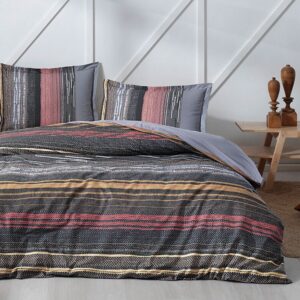 Özdilek Tek Kişilik Ranforce Nevresim Takımı Silmus Gri