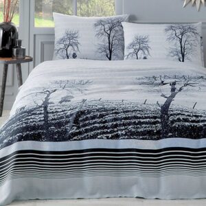 Özdilek Tek Kişilik Ranforce Nevresim Takımı Wood Mor